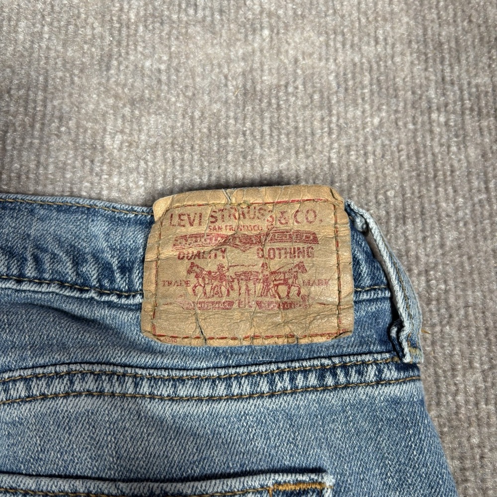 Vintage Levis 515 Jeans Womens 4S Bootcut Light Wash Blue Denim Western Y2K - Picture 6 of 16
